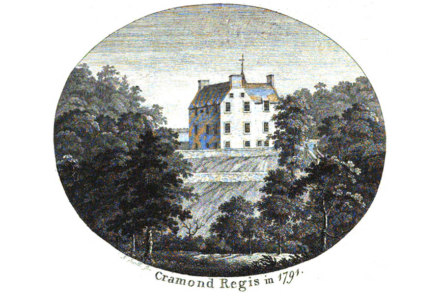 Cramond Regis (site of) Castle in Edinburgh, Midlothian Stravaiging